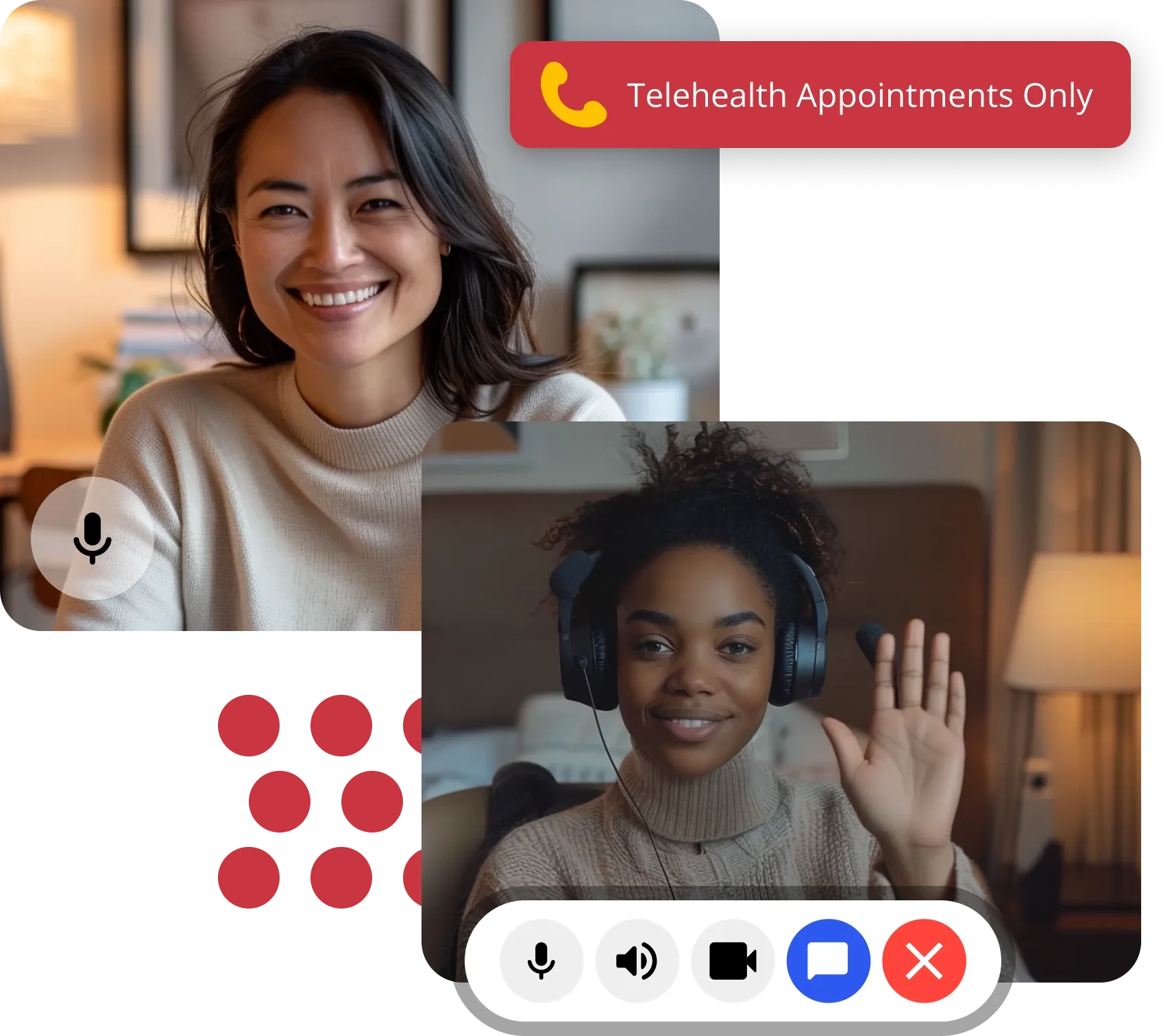 healthcare professionals talking